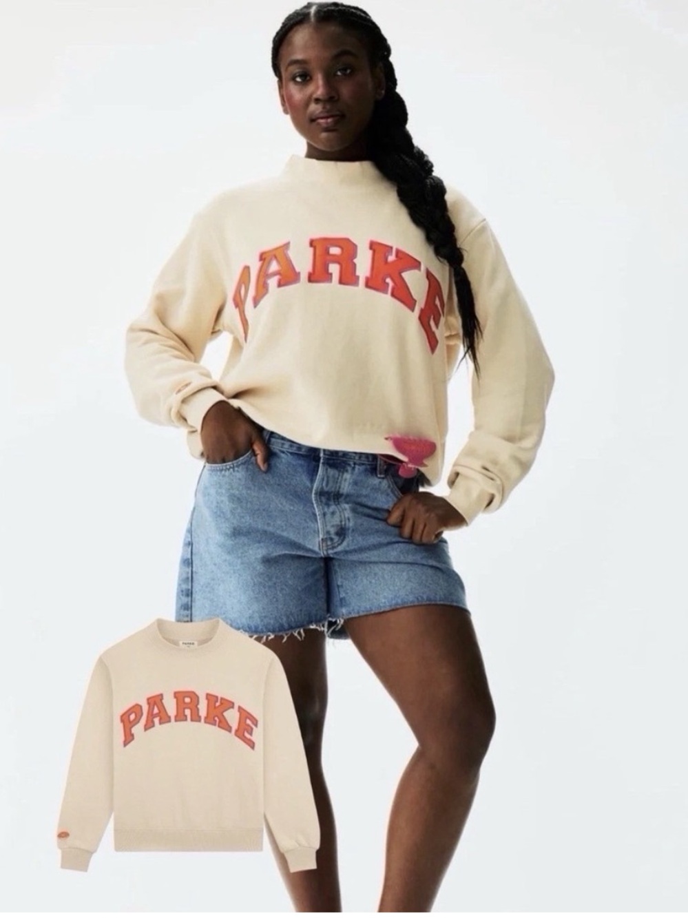 PARKE x Dunkin Limited Edition Collab Mockneck - Size XL-New In Bag - Picture 3 of 9